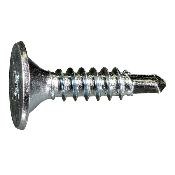 Midwest Fastener Self-Drilling Screw, #8 x 3/4 in, Zinc Plated Steel Wafer Head Phillips Drive, 25 PK 931942 - main